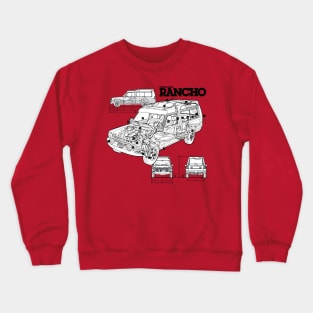 MATRA RANCHO - cutaway Crewneck Sweatshirt